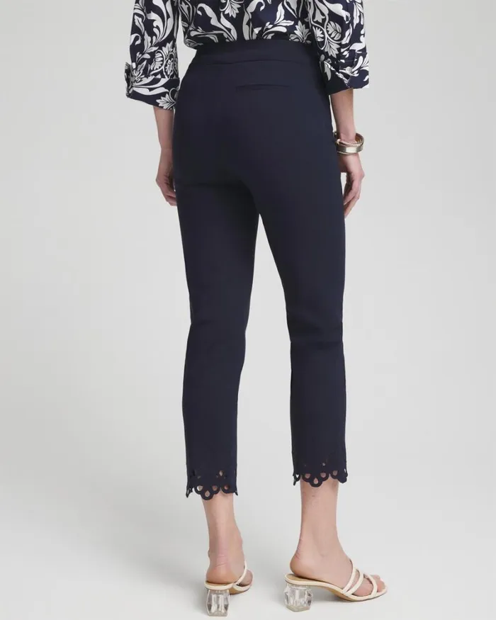 Chico039s Pants Brigitte Eyelet Hem Slim Cropped Pants Watermelon Punch 8211 Clothing Chico039s Pants Brigitte Eyelet Hem Slim Cropped Pants Watermelon Punch 8211 Clothing