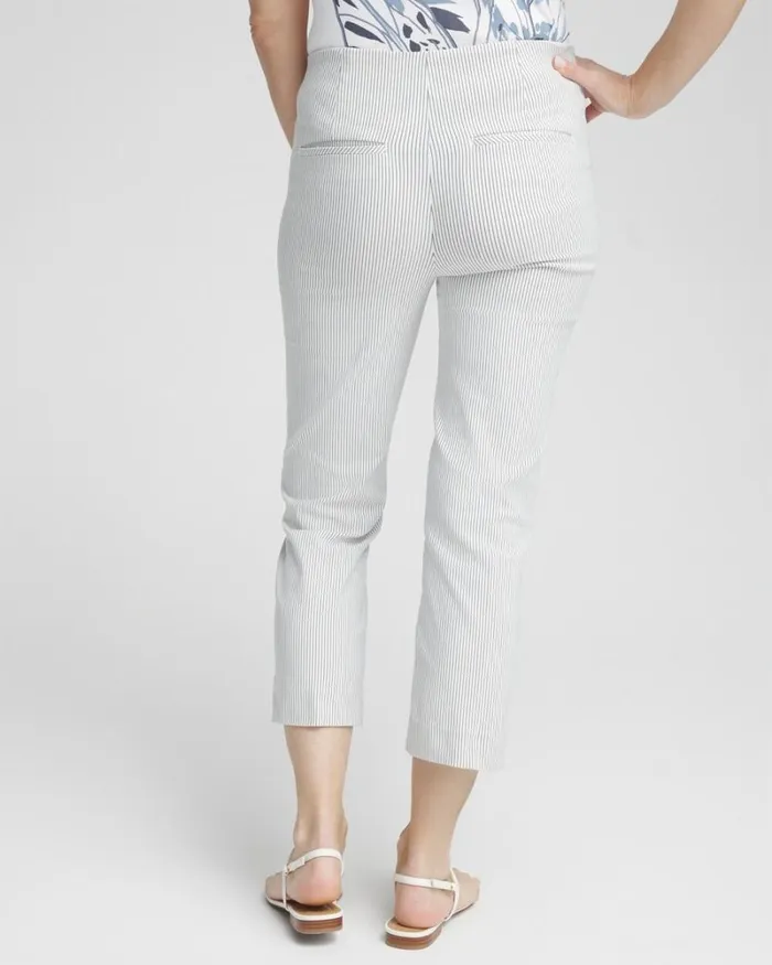 Chico039s Pants Juliet Stripe Straight Cropped Pants Blackalabaster 8211 Clothing Chico039s Pants Juliet Stripe Straight Cropped Pants Blackalabaster 8211 Clothing