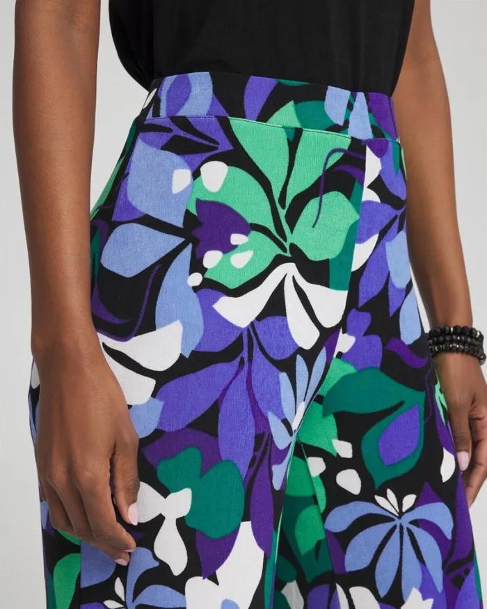 Chico039s Pants Travelers Floral Cropped Pants Purple Nightshade 8211 Clothing Chico039s Pants Travelers Floral Cropped Pants Purple Nightshade 8211 Clothing