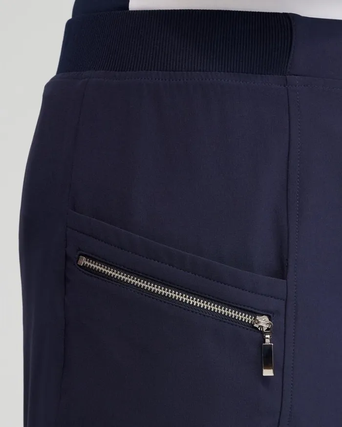 Chico039s Pants Zenergy UPF Neema RibMix Skort Black 8211 Clothing
