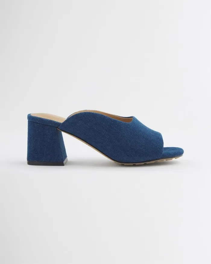 Chico039s Shoes Denim Modern Heels Dark Denim 8211 Shoes and Accessories