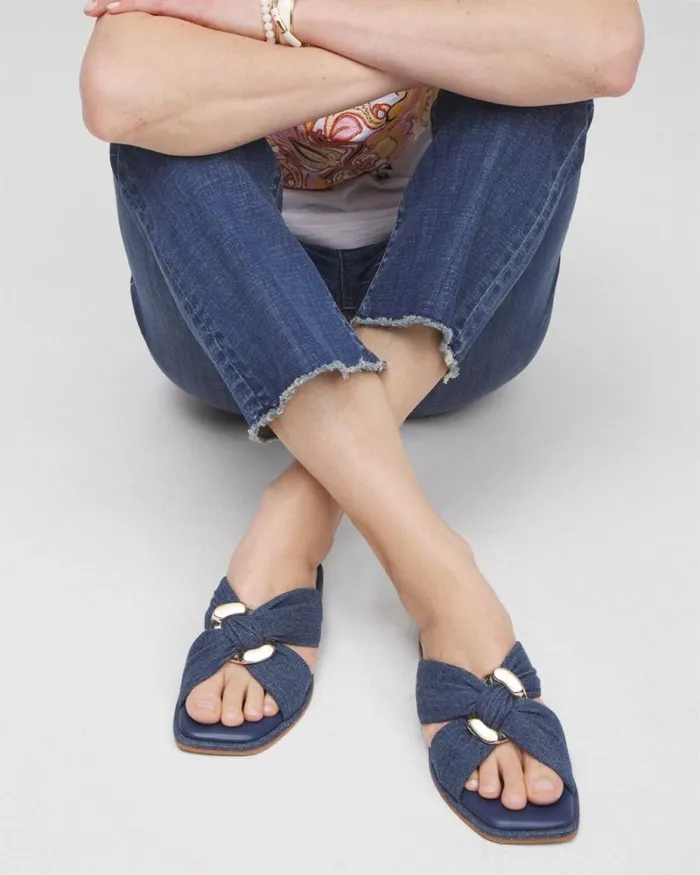 Chico039s Shoes Denim Sandals Denim 8211 Shoes and Accessories