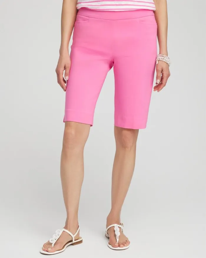 Chico039s Shorts Brigitte 10034 Shorts Delightful Pink 8211 Clothing