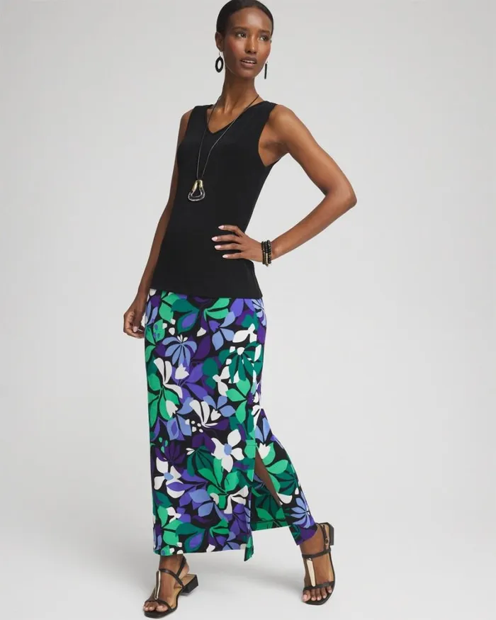 Chico039s Skirts Travelers Floral Maxi Skirt Purple Nightshade 8211 Clothing Chico039s Skirts Travelers Floral Maxi Skirt Purple Nightshade 8211 Clothing