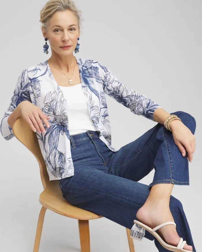 Chico039s Sweaters Summer Romance Floral Topper Cardigan Alabaster 8211 Clothing Chico039s Sweaters Summer Romance Floral Topper Cardigan Alabaster 8211 Clothing