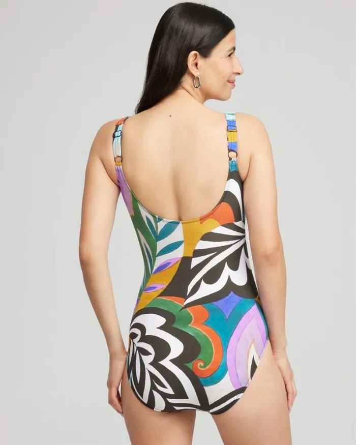 Chico039s Swim Gottex Print Square Neck One Piece Swimsuit Multi 8211 Clothing Chico039s Swim Gottex Print Square Neck One Piece Swimsuit Multi 8211 Clothing