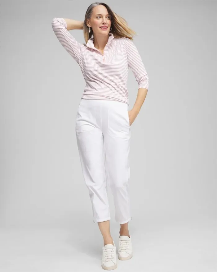 Chico039s Tops Zenergy UPF Stripe Long Sleeve Top Magenta Rose 8211 Clothing Chico039s Tops Zenergy UPF Stripe Long Sleeve Top Magenta Rose 8211 Clothing