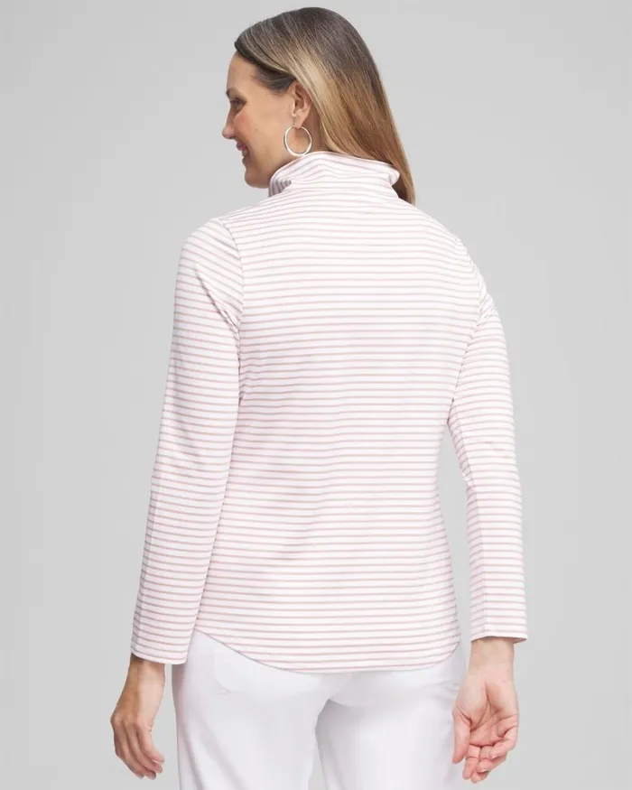 Chico039s Tops Zenergy UPF Stripe Long Sleeve Top Magenta Rose 8211 Clothing Chico039s Tops Zenergy UPF Stripe Long Sleeve Top Magenta Rose 8211 Clothing