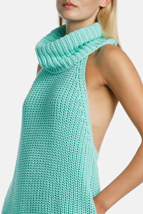 Chiesina Chiesina Turquoise Women Dresses and Jumpsuits Luisa Spagnoli Chiesina Chiesina Turquoise Women Dresses and Jumpsuits Luisa Spagnoli