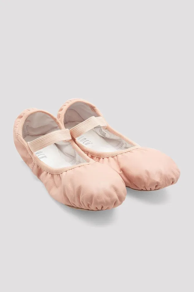 Children Bloch Childrens Giselle Leather Ballet Shoes Theatrical Pink Leather Ballet