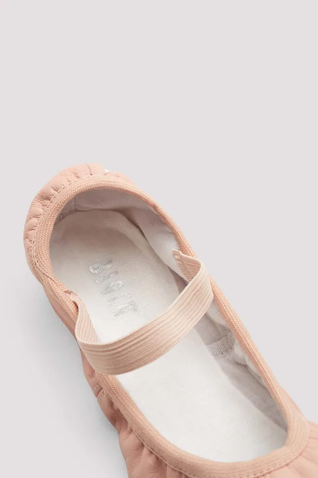 Children Bloch Childrens Giselle Leather Ballet Shoes Theatrical Pink Leather Ballet