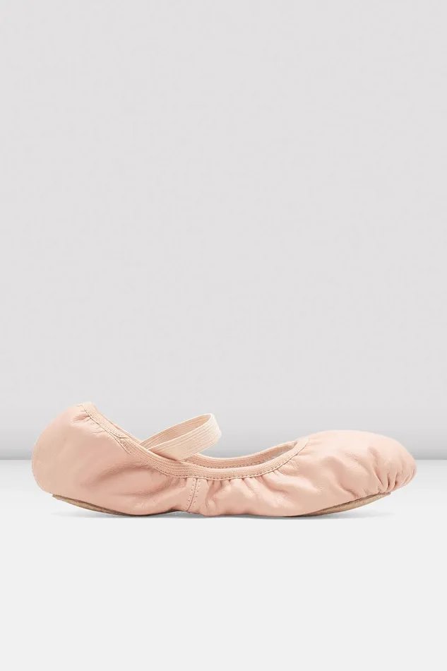 Children Bloch Childrens Giselle Leather Ballet Shoes Theatrical Pink Leather Ballet