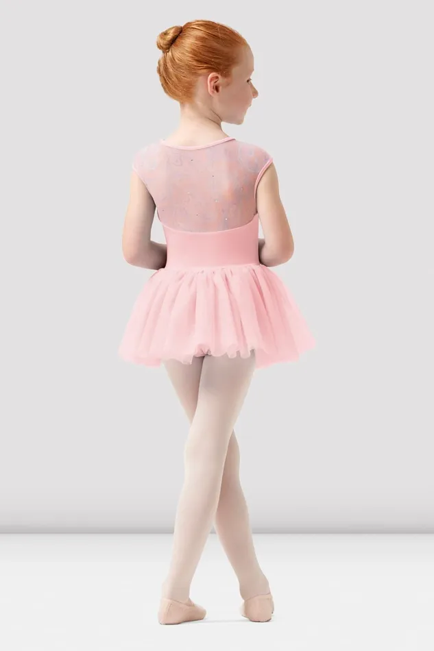 Children Dresses Bloch Girls Mirella Paisley Cap Sleeve Tutu Dress Pink Children Dresses Bloch Girls Mirella Paisley Cap Sleeve Tutu Dress Pink