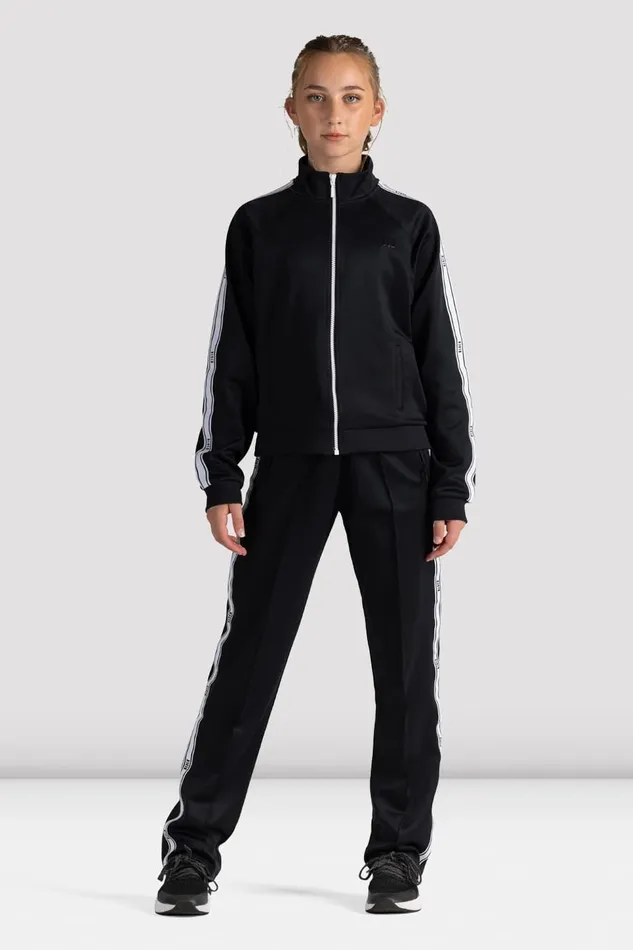 Childrens Bloch Logo Track Jacket Black Tops Bloch Children