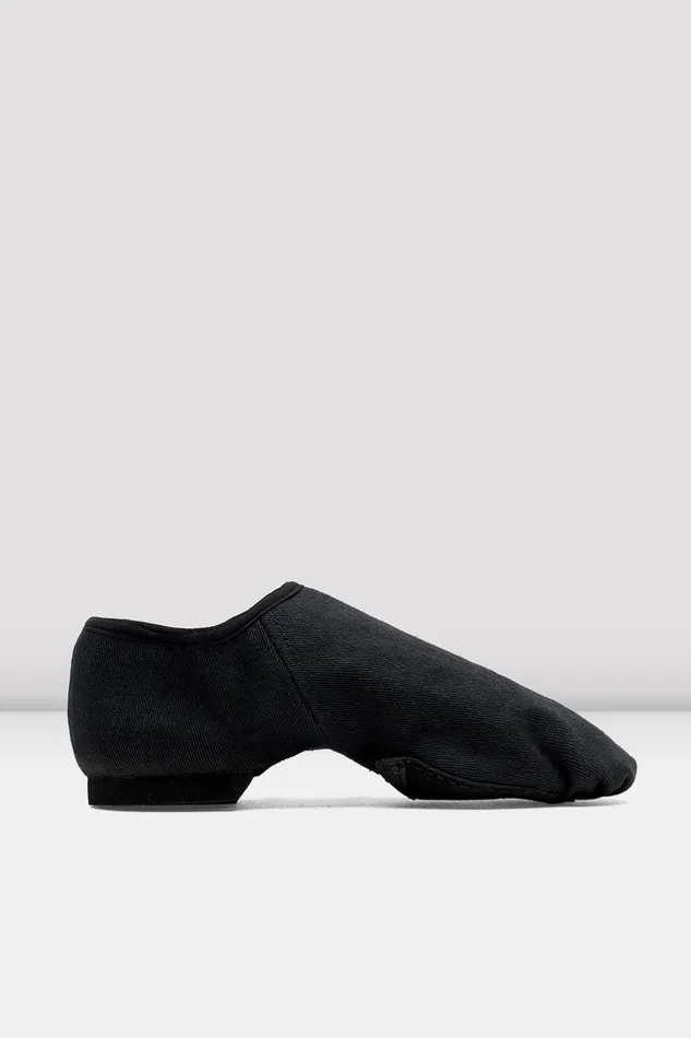 Childrens Phantom Canvas Jazz Shoes Black Canvas Children Jazz Bloch
