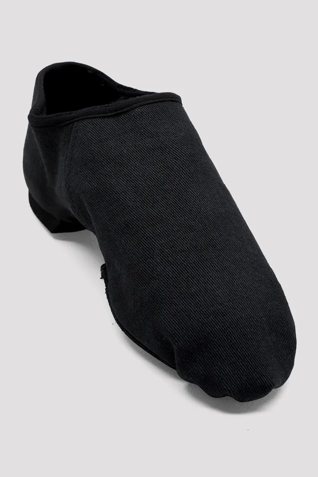 Childrens Phantom Canvas Jazz Shoes Black Canvas Children Jazz Bloch