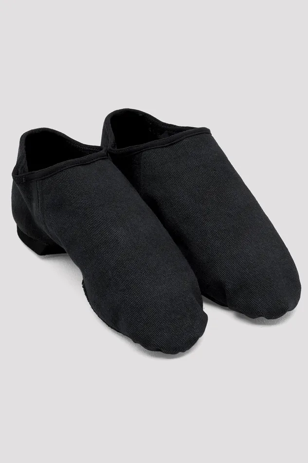 Childrens Phantom Canvas Jazz Shoes Black Canvas Children Jazz Bloch