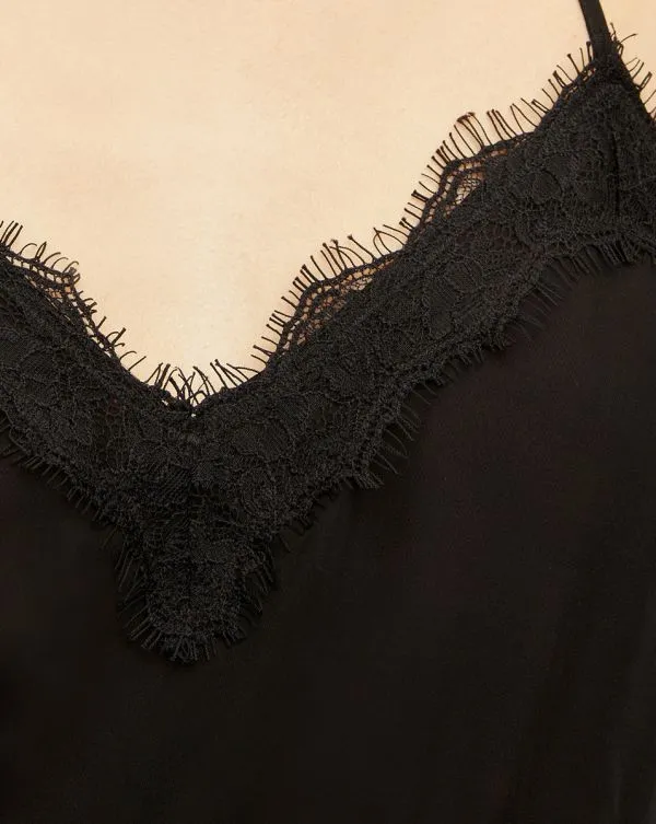 Ciarlo LaceTrim Top Black Women Veronica Beard Tops Ciarlo LaceTrim Top Black Women Veronica Beard Tops