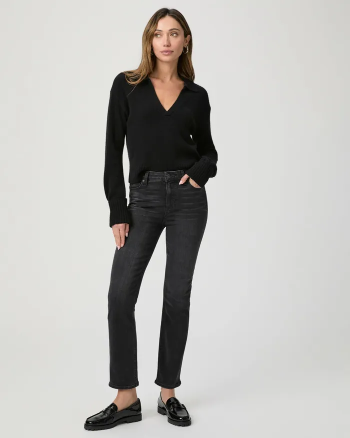 Cindy Straight Jean 8211 Black Willow Women Denim PAIGE