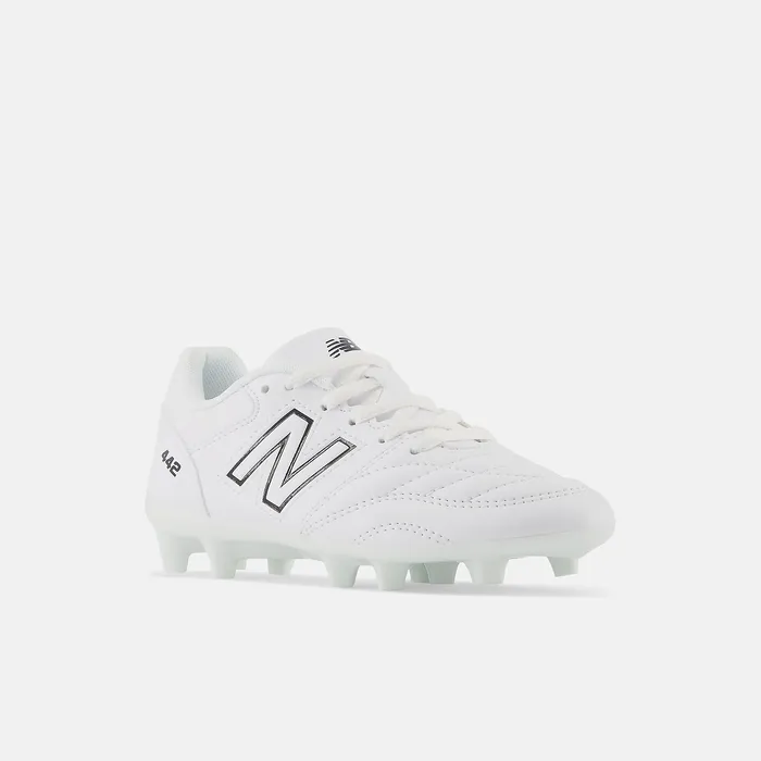 Cleats 442 V2 ACADEMY JNR FG White with Black New Balance Kids Cleats 442 V2 ACADEMY JNR FG White with Black New Balance Kids