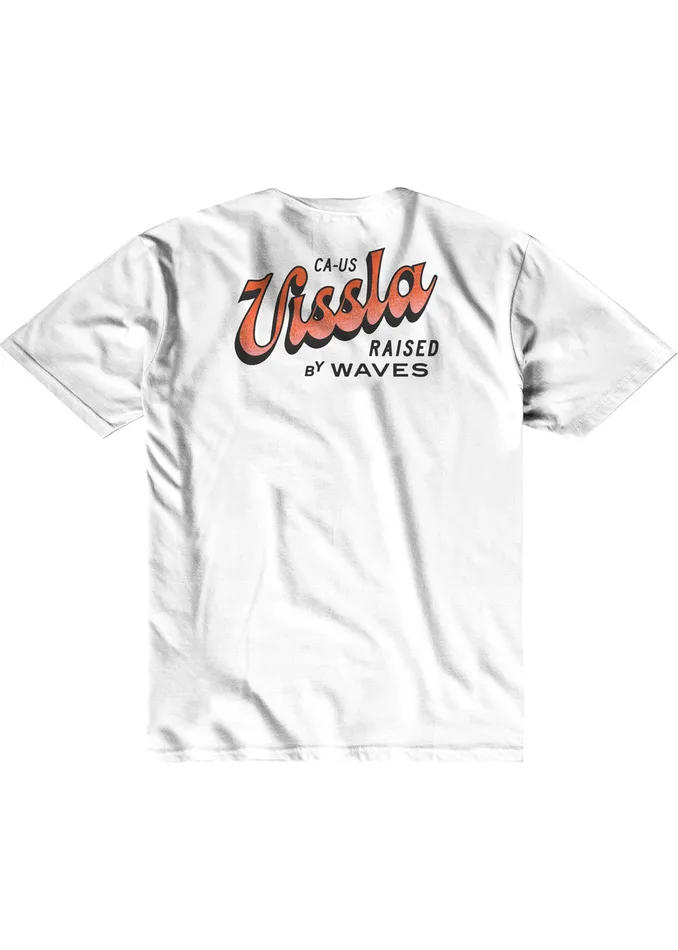 Clothing Sunset Shadows Boys Tee White Vissla Youth
