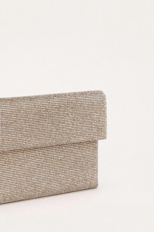 Clutch and Pochette Luisa Spagnoli Women Imma Imma BlackLight Gold Clutch and Pochette Luisa Spagnoli Women Imma Imma BlackLight Gold