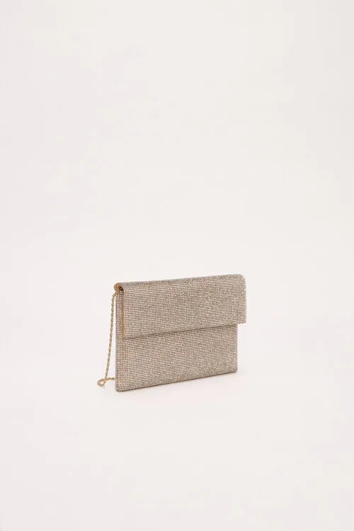 Clutch and Pochette Luisa Spagnoli Women Imma Imma BlackLight Gold Clutch and Pochette Luisa Spagnoli Women Imma Imma BlackLight Gold