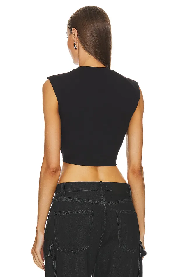 Cybil Tie Front Top Black Women Lovers and Friends Tops Cybil Tie Front Top Black Women Lovers and Friends Tops