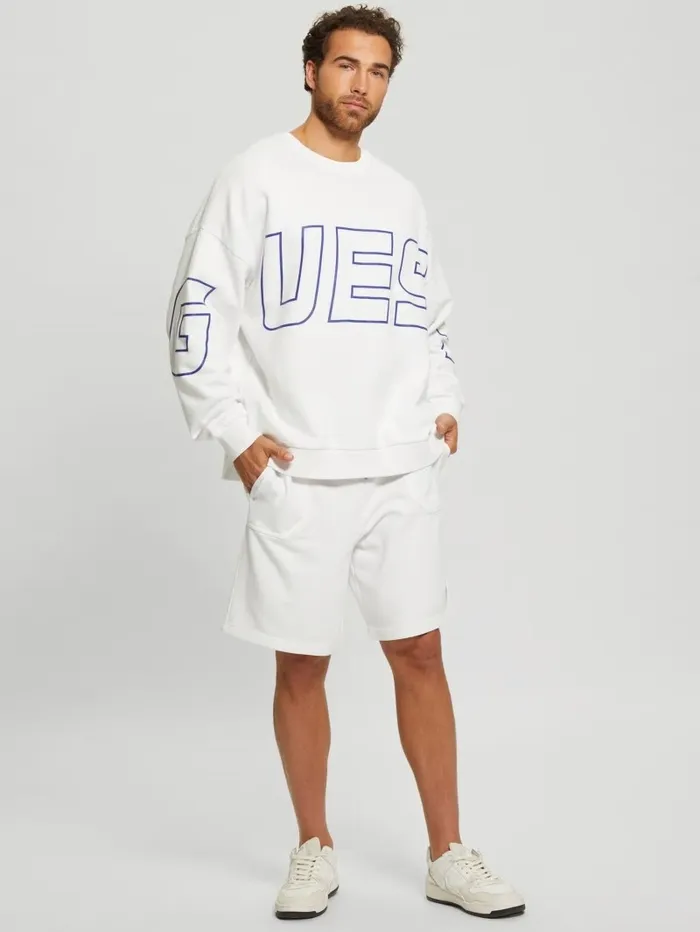 Dargen Active Shorts Salt White Pants and Shorts GUESS Men Dargen Active Shorts Salt White Pants and Shorts GUESS Men