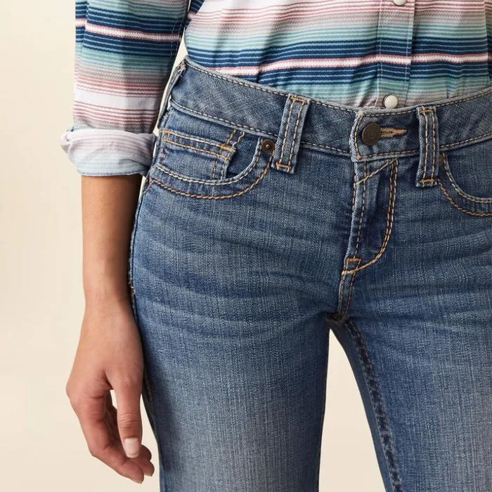 Denim Kids Ariat REAL Hallie Flare Jean Eleanor Denim Kids Ariat REAL Hallie Flare Jean Eleanor