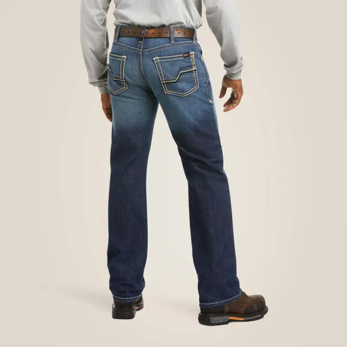 Denim Men Ariat FR M5 Straight DuraStretch Truckee Stackable Straight Leg Jean Ryley Denim Men Ariat FR M5 Straight DuraStretch Truckee Stackable Straight Leg Jean Ryley