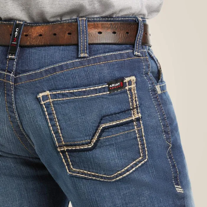 Denim Men Ariat FR M5 Straight DuraStretch Truckee Stackable Straight Leg Jean Ryley Denim Men Ariat FR M5 Straight DuraStretch Truckee Stackable Straight Leg Jean Ryley