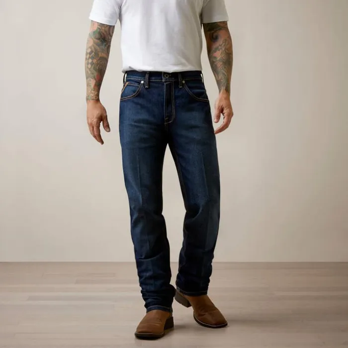 Denim Men Ariat M1 Vintage Hansen Straight Jean Clayton