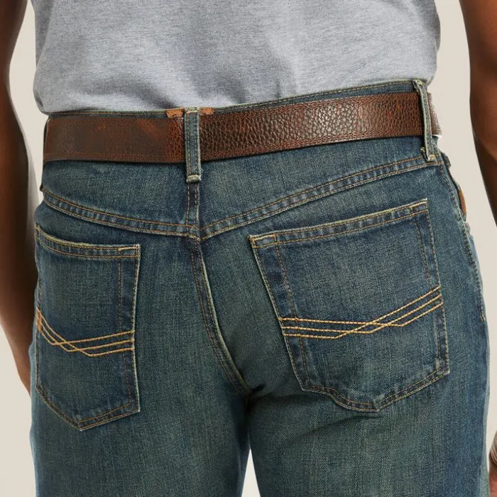 Denim Men Ariat M2 Relaxed Legacy Boot Cut Jean Swagger Denim Men Ariat M2 Relaxed Legacy Boot Cut Jean Swagger