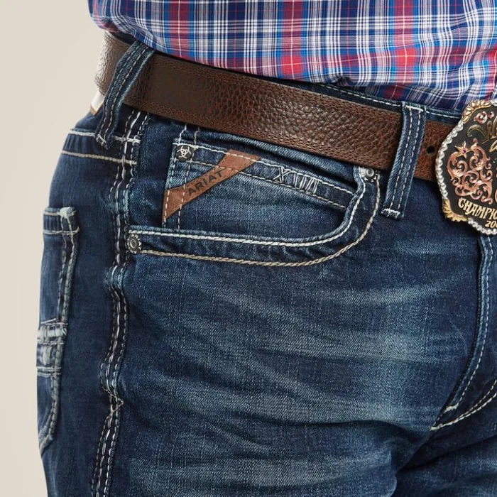 Denim Men Ariat M4 Low Rise Stretch Adkins Boot Cut Jean Turnout Denim Men Ariat M4 Low Rise Stretch Adkins Boot Cut Jean Turnout
