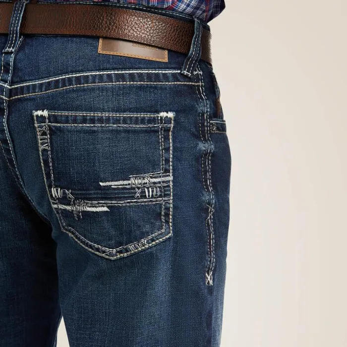 Denim Men Ariat M4 Low Rise Stretch Adkins Boot Cut Jean Turnout Denim Men Ariat M4 Low Rise Stretch Adkins Boot Cut Jean Turnout