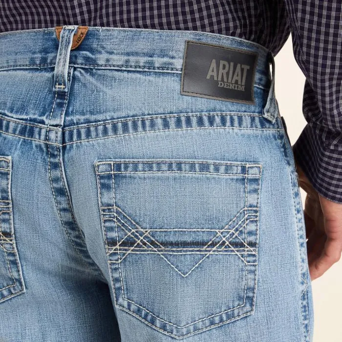 Denim Men Ariat M4 Relaxed Cranston Straight Jean Pajaro Denim Men Ariat M4 Relaxed Cranston Straight Jean Pajaro