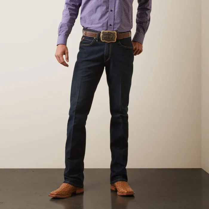 Denim Men Ariat M4 Relaxed Hansen Boot Cut Jean Blackstone