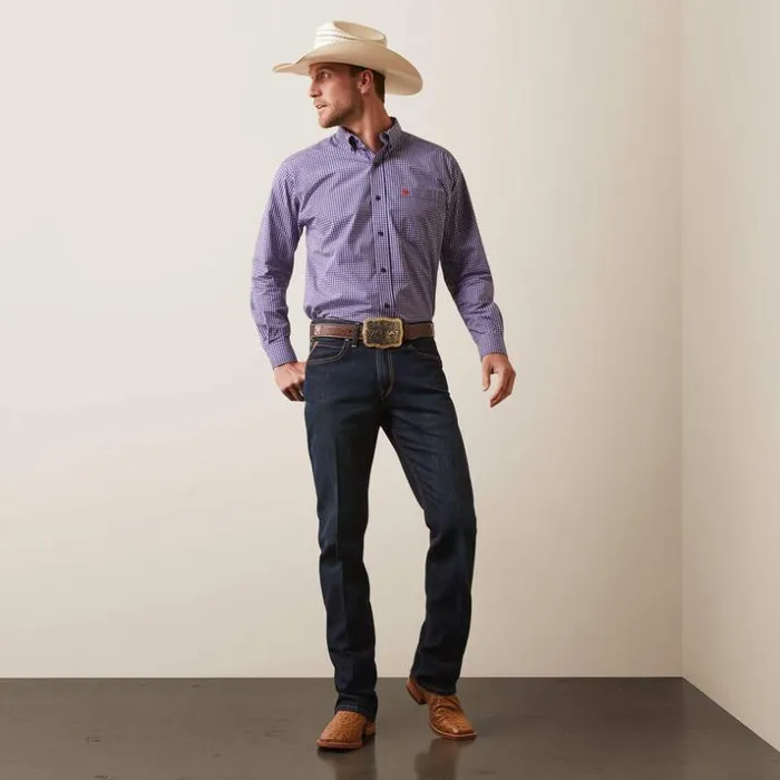 Denim Men Ariat M4 Relaxed Hansen Boot Cut Jean Blackstone Denim Men Ariat M4 Relaxed Hansen Boot Cut Jean Blackstone