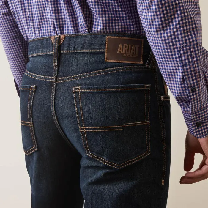 Denim Men Ariat M4 Relaxed Hansen Boot Cut Jean Blackstone Denim Men Ariat M4 Relaxed Hansen Boot Cut Jean Blackstone
