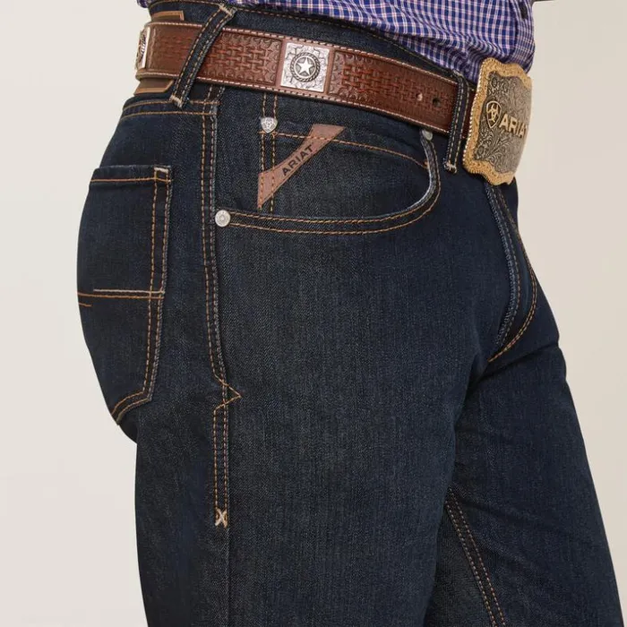 Denim Men Ariat M4 Relaxed Hansen Boot Cut Jean Blackstone Denim Men Ariat M4 Relaxed Hansen Boot Cut Jean Blackstone