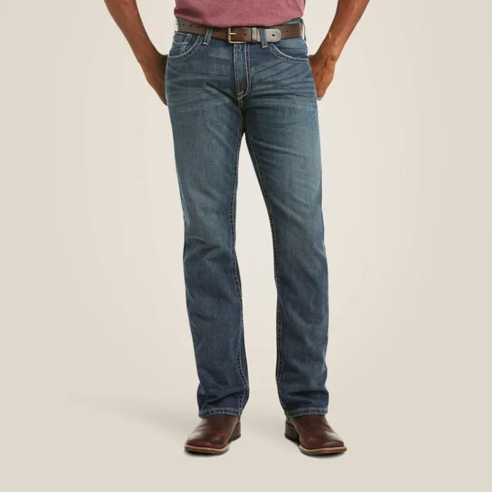 Denim Men Ariat M5 Slim Deadrun Stackable Straight Leg Jean Deadrun