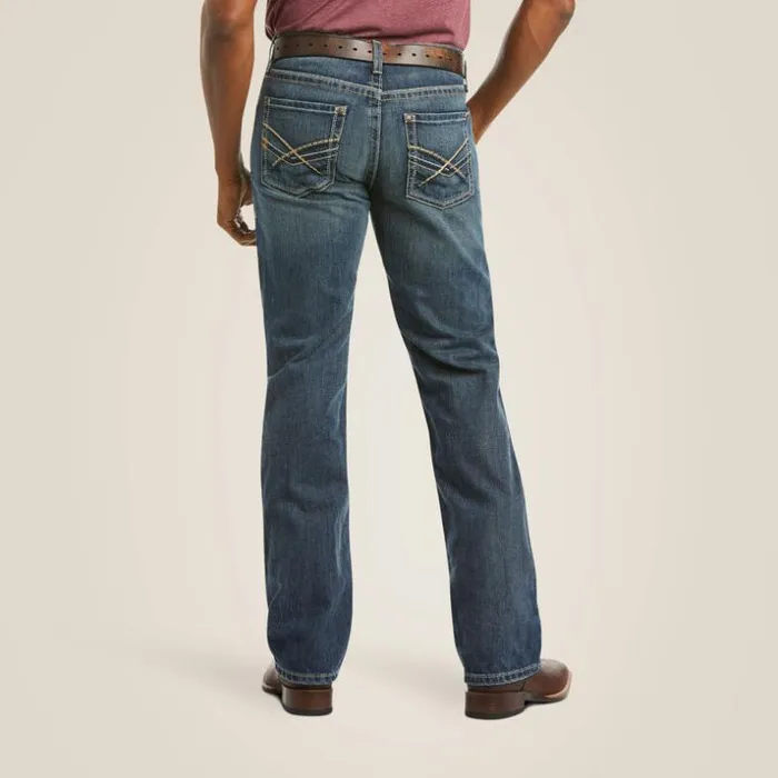 Denim Men Ariat M5 Slim Deadrun Stackable Straight Leg Jean Deadrun Denim Men Ariat M5 Slim Deadrun Stackable Straight Leg Jean Deadrun