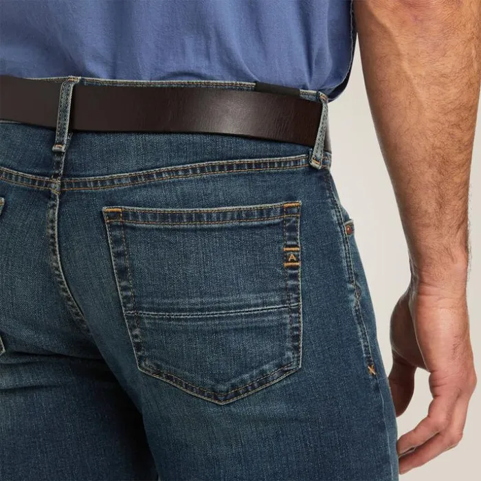 Denim Men Ariat M7 Slim Premium Straight Jean Asmu Blue Lake Denim Men Ariat M7 Slim Premium Straight Jean Asmu Blue Lake