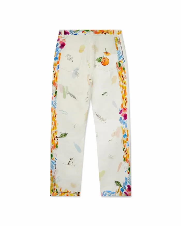 Denim Men Casablanca Paris Work In Progress Denim Trousers