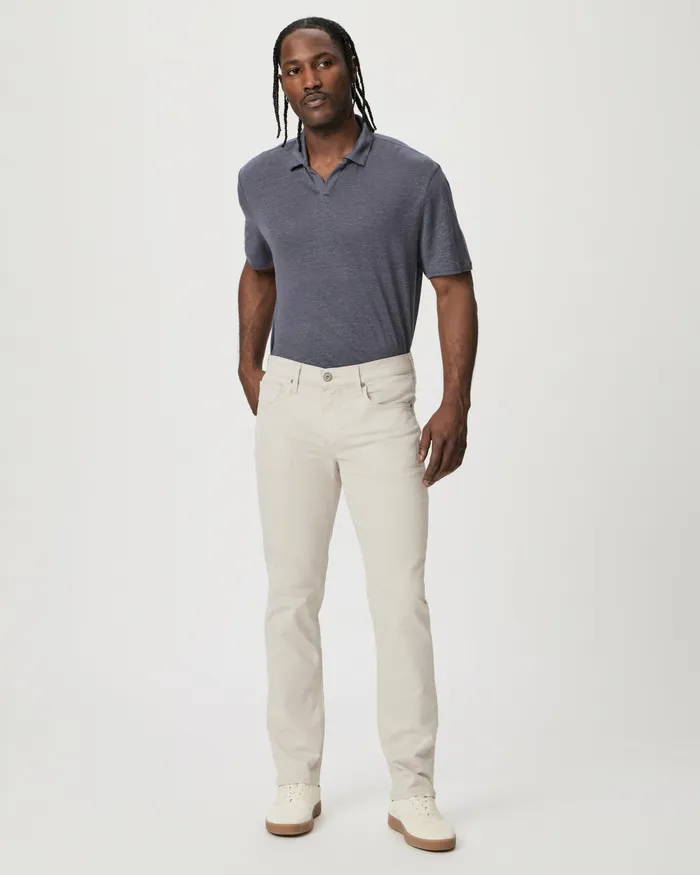 Denim Men PAIGE Federal Slim Straight Pant 8211 Fresh Oyster Twill