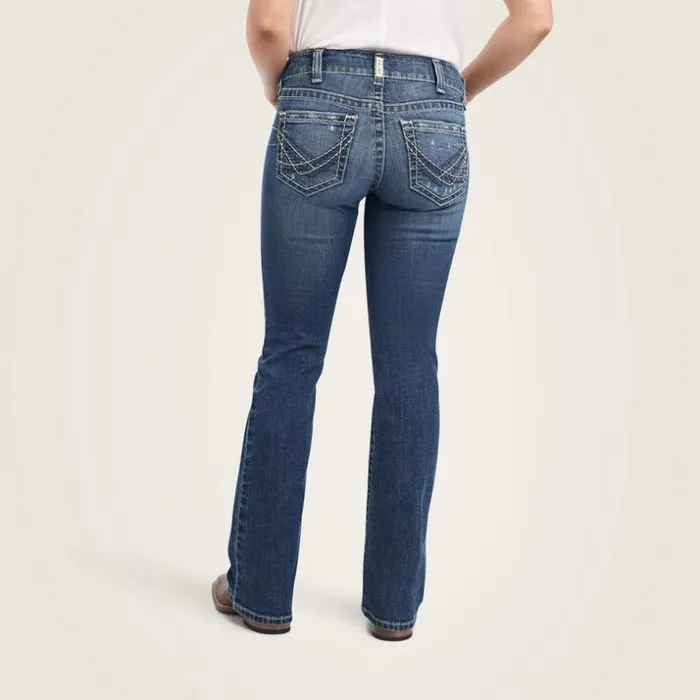 Denim Women Ariat REAL Mid Rise Raquel Boot Cut Jean Canadian Denim Women Ariat REAL Mid Rise Raquel Boot Cut Jean Canadian