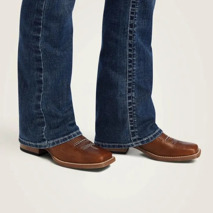 Denim Women Ariat REAL Mid Rise Raquel Boot Cut Jean Canadian Denim Women Ariat REAL Mid Rise Raquel Boot Cut Jean Canadian