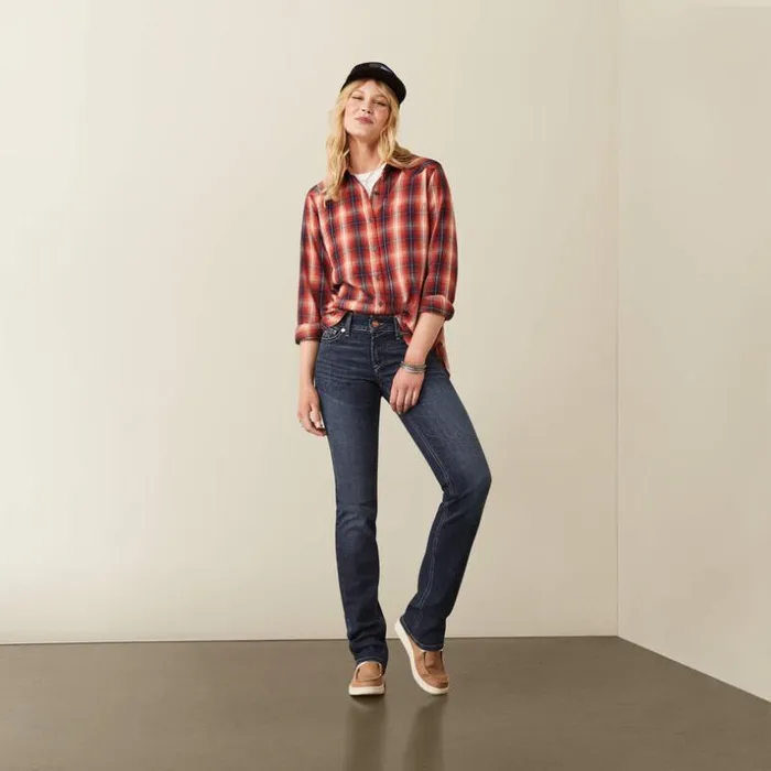 Denim Women Ariat REAL Perfect Rise Aubree Straight Jean Missouri Denim Women Ariat REAL Perfect Rise Aubree Straight Jean Missouri