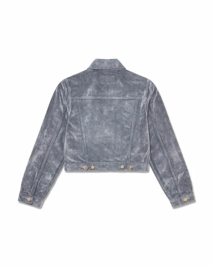 Denim Women Casablanca Paris Peach Texture Denim Jacket